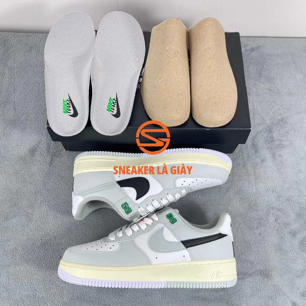 Giày Air Force 1 Low Split Light Silver DZ2522-001 - High Quality Fullbox