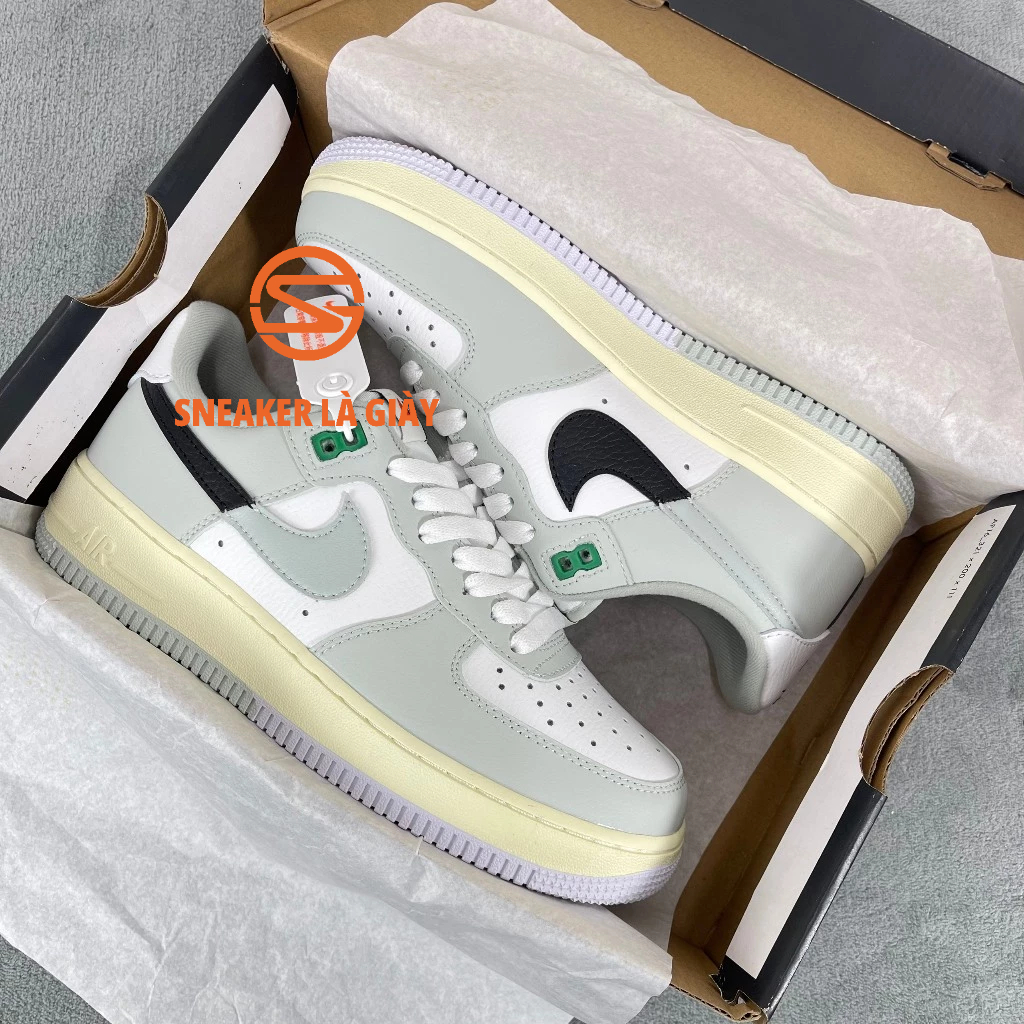 Giày Air Force 1 Low Split Light Silver DZ2522-001 - High Quality Fullbox