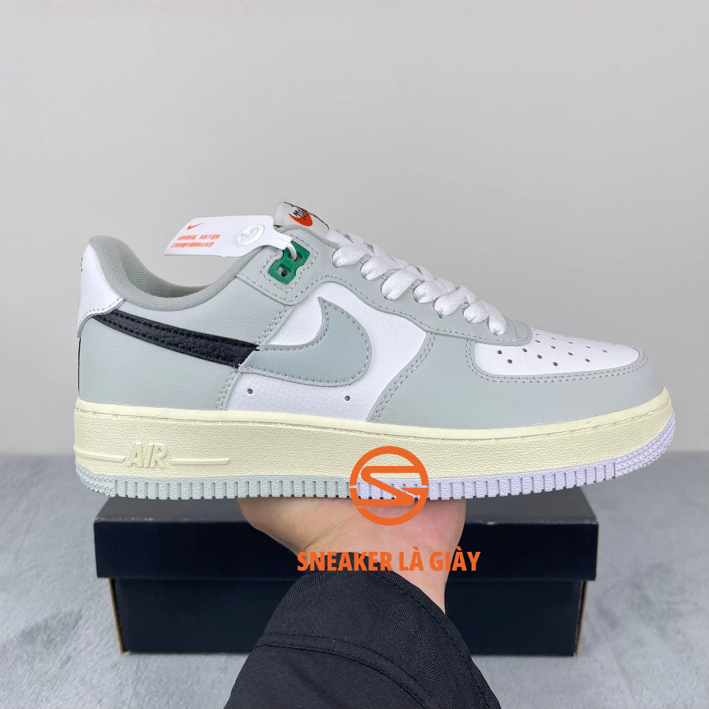Giày Air Force 1 Low Split Light Silver DZ2522-001 - High Quality Fullbox