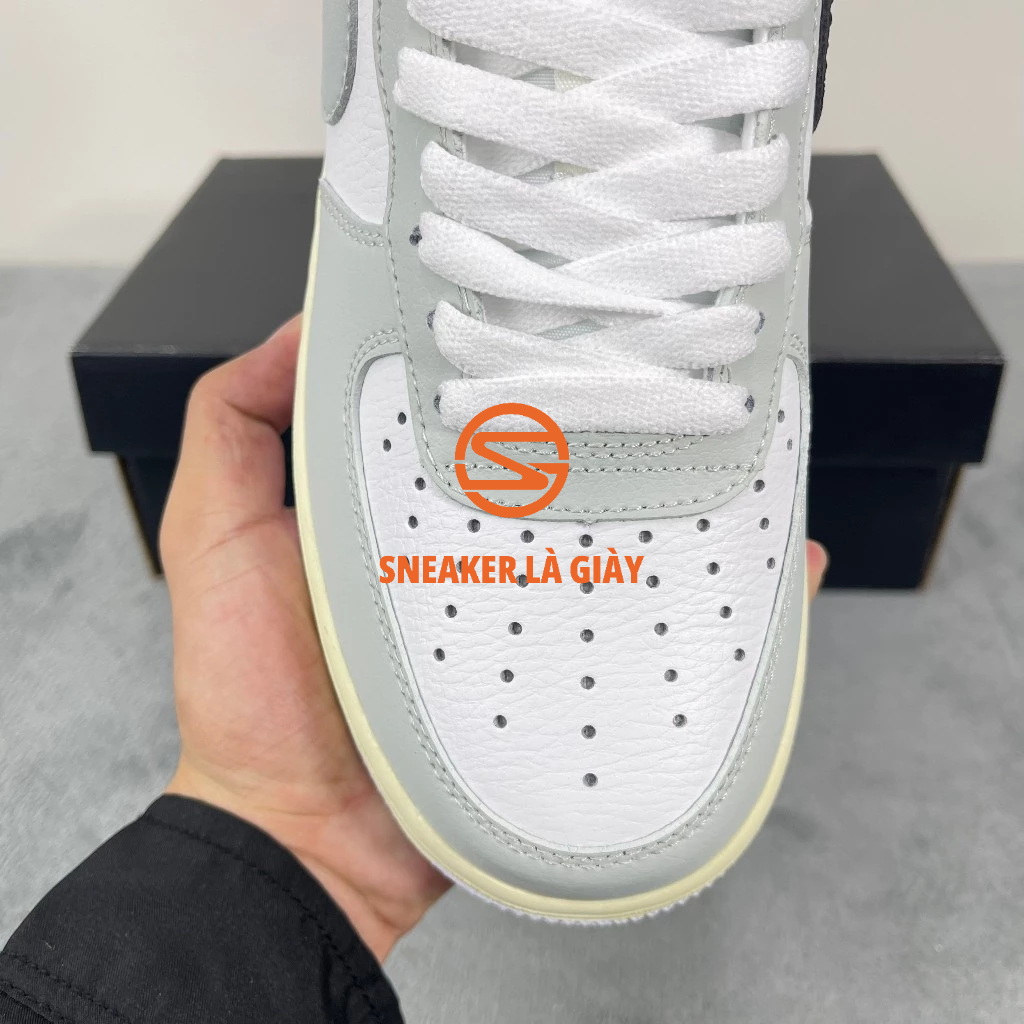 Giày Air Force 1 Low Split Light Silver DZ2522-001 - High Quality Fullbox