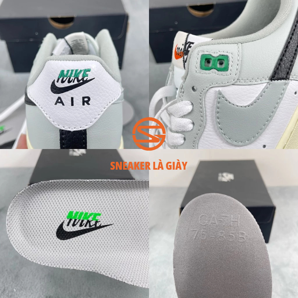 Giày Air Force 1 Low Split Light Silver DZ2522-001 - High Quality Fullbox