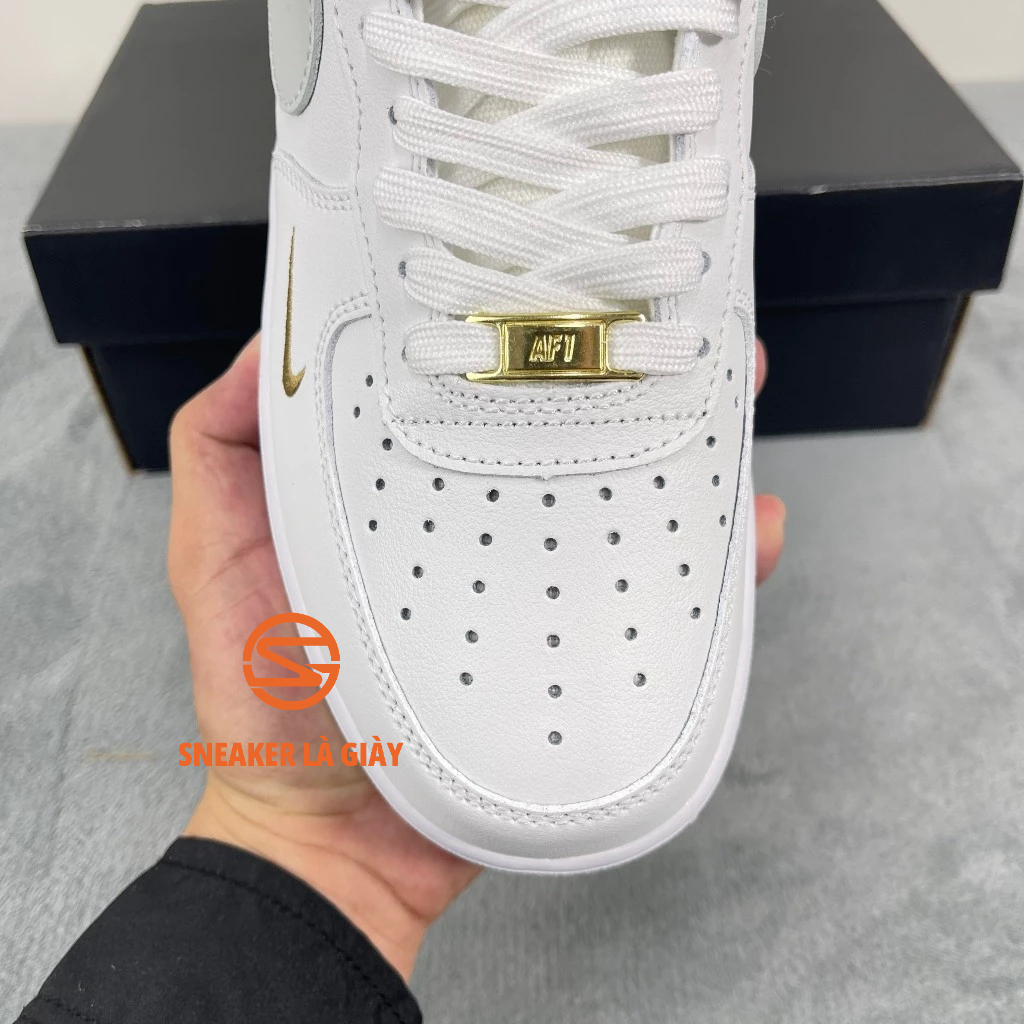 Giày Air Force 1 White Light Silver CZ0270-106 - High Quality Fullbox