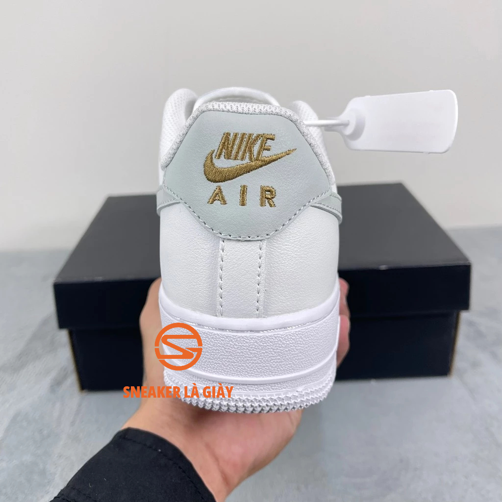 Giày Air Force 1 White Light Silver CZ0270-106 - High Quality Fullbox
