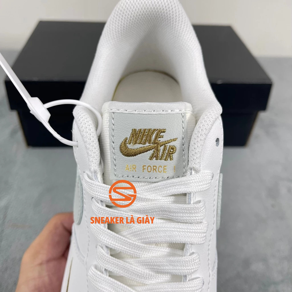 Giày Air Force 1 White Light Silver CZ0270-106 - High Quality Fullbox