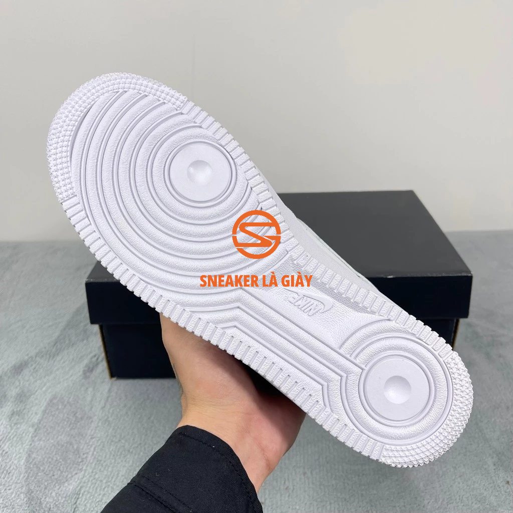 Giày Air Force 1 White Light Silver CZ0270-106 - High Quality Fullbox