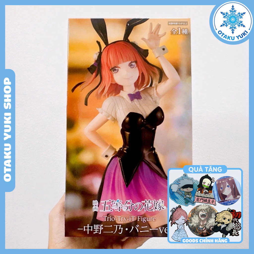 Mô Hình Nakano Nino - Trio-Try-It- Bunny girl Ver Figure (FURYU) Gotoubun no Hanayome