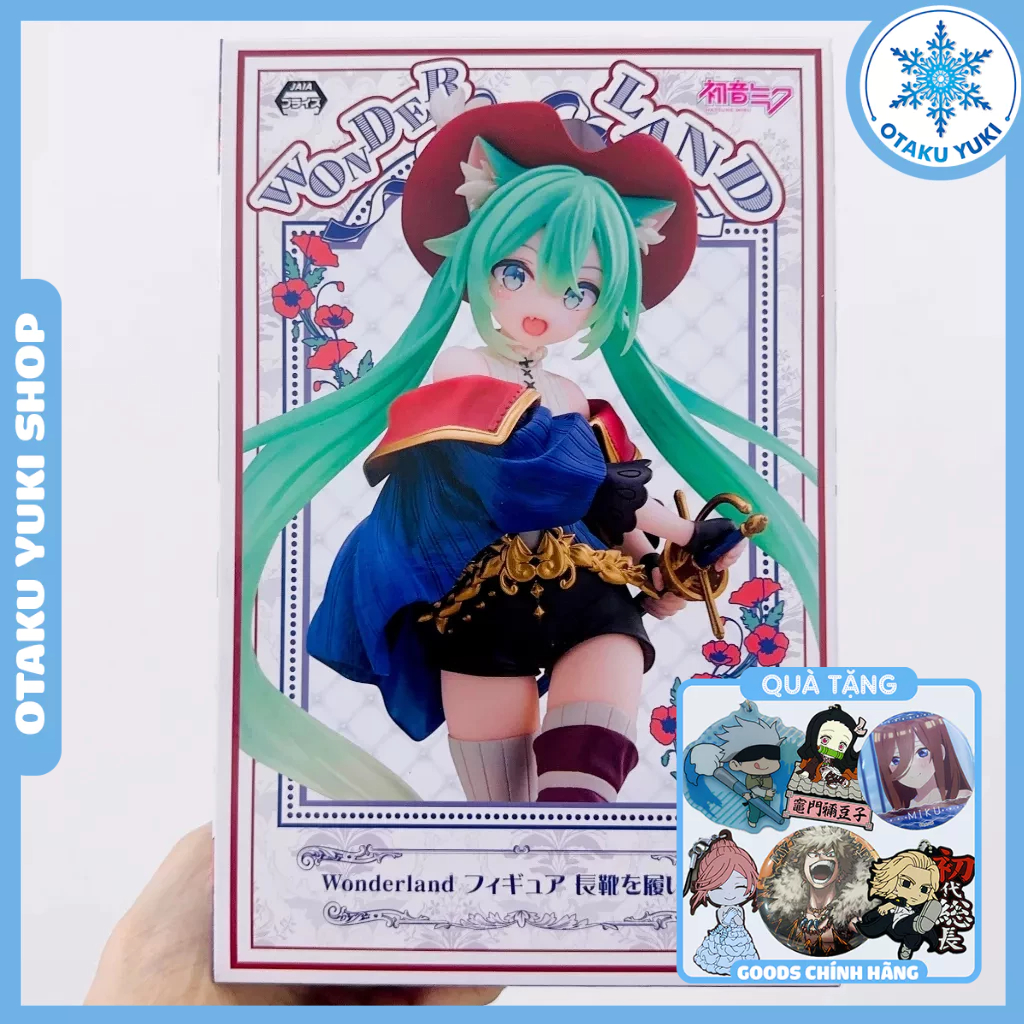 Mô Hình Hatsune Miku Wonderland - Cat Puss in Boots​​ Figure
