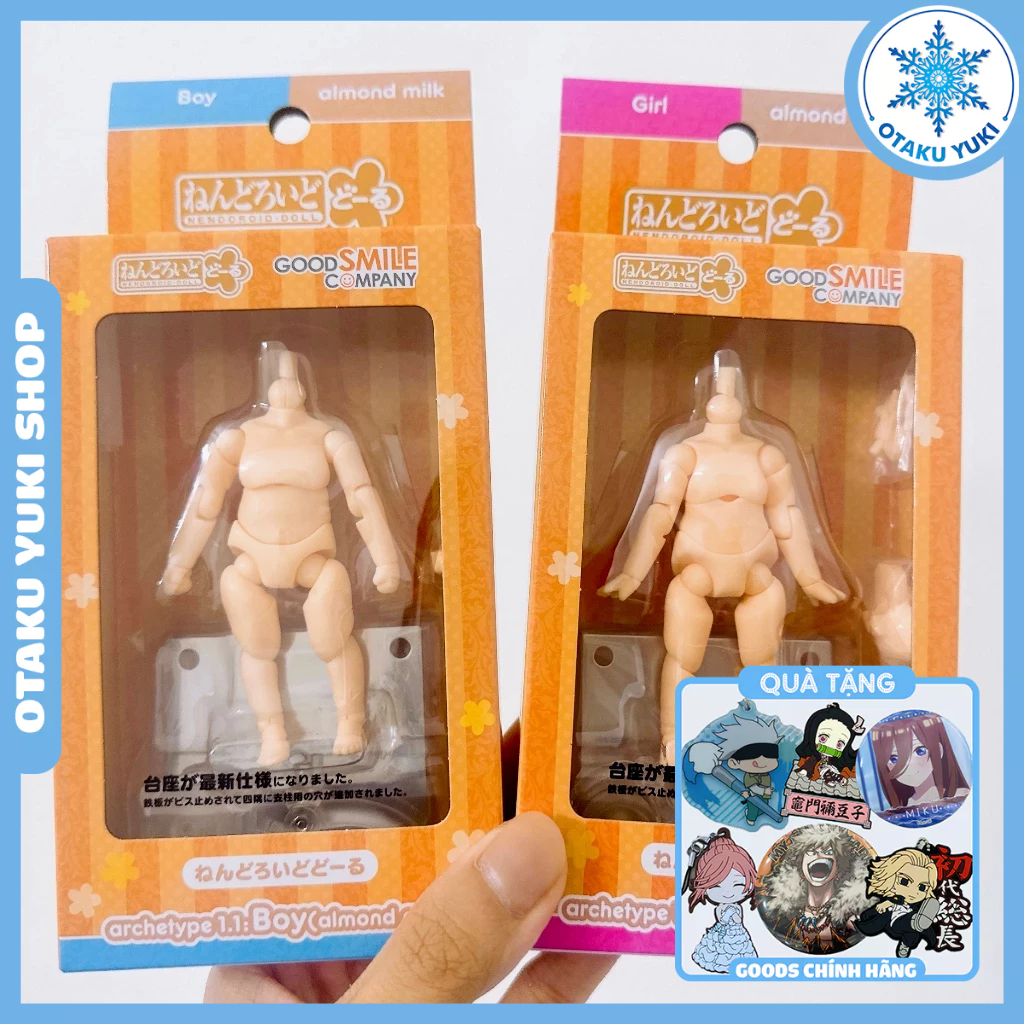 Phụ Kiên Doll Body Nendoroid Doll Archetype 1.1 Almond Milk Màu Sữa Hạnh Nhân
