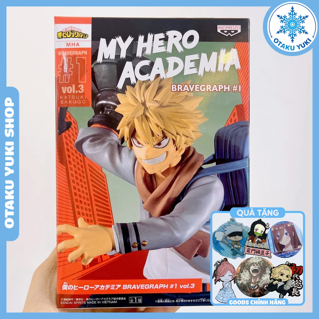 Mô Hình Katsuki Bakugou - Bravegraph #1 Vol.3 Boku No Hero