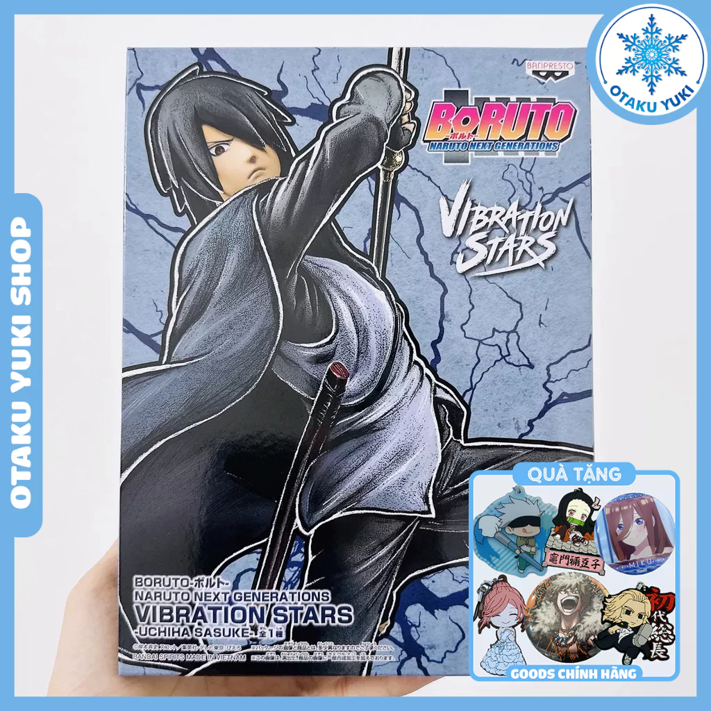 Mô Hình Uchiha Sasuke Vibration Stars - Boruto: Naruto Next Generations Figure (Banpresto)