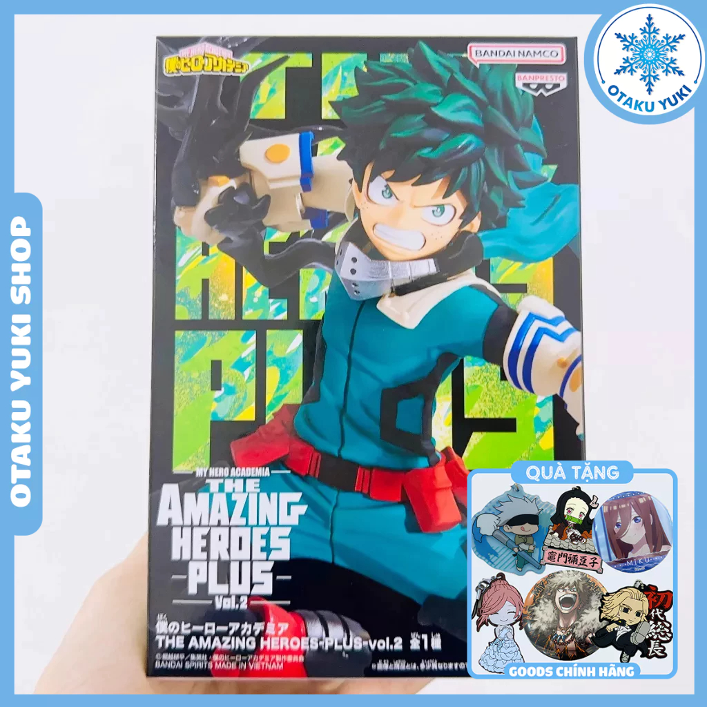 Mô Hình Midoriya Izuku - The Amazing Heroes Plus Vol.2 Figure (Banpresto)