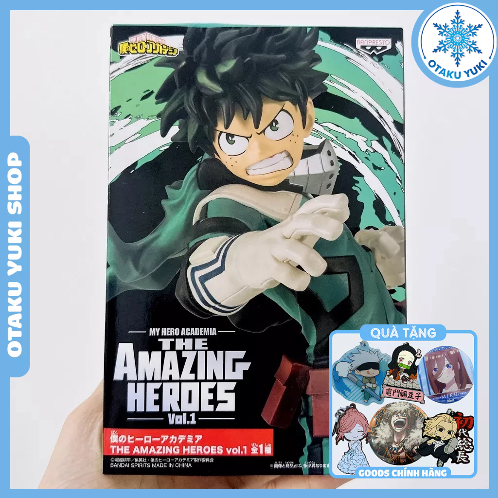 [Chính Hãng] Mô Hình Midoriya Izuku - Boku No Hero Academia The Amazing Heroes Vol.1 Figure (Banpresto)