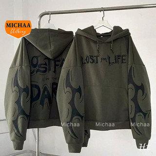 Áo Khoác Nỉ Hoodie LOTS FOR LIFE Hình In Nam Nữ Ulzzang Unisex Kiểu Form Rộng MICHAA AKN95