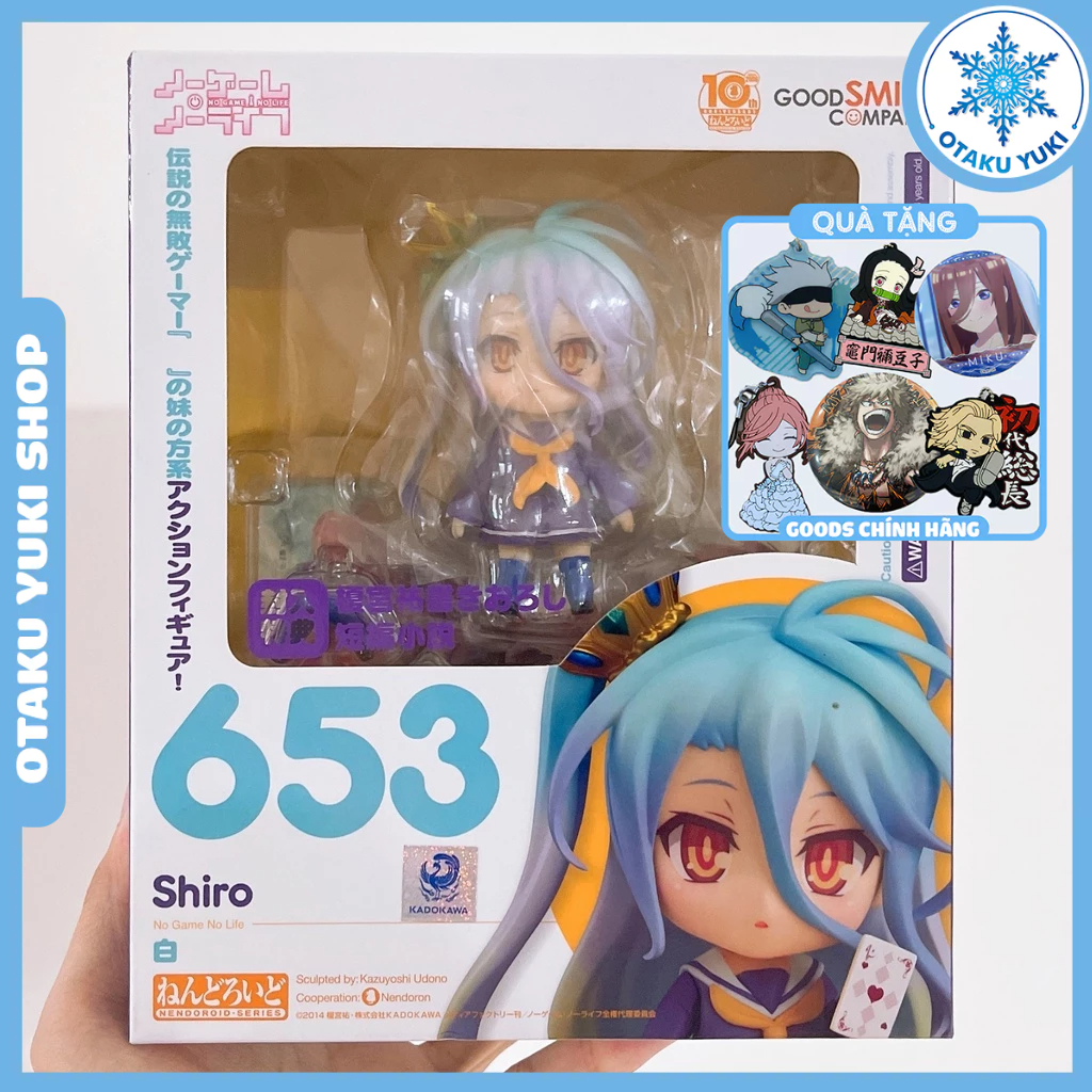 Mô Hình Nhân Vật Nendoroid Shiro - No Game No Life - Nendoroid 653