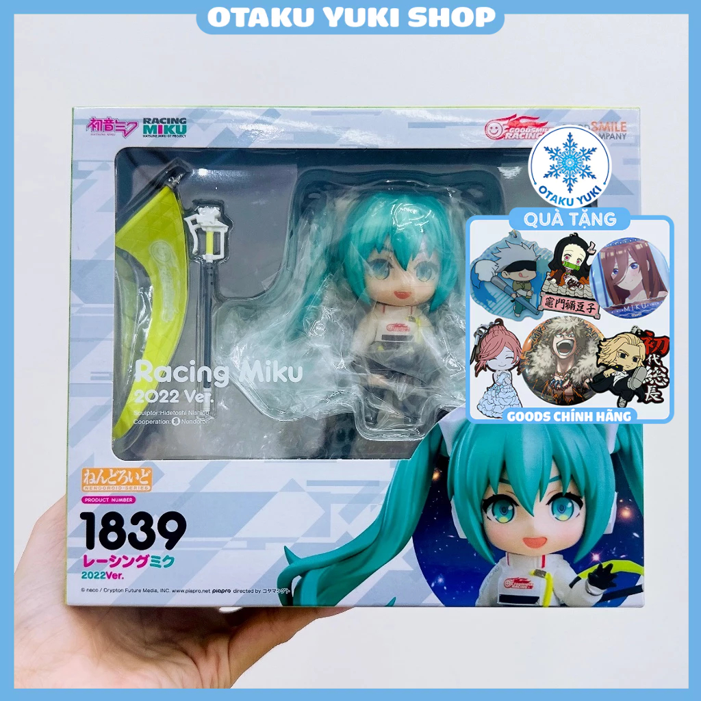Mô Hình Nendoroid Hatsune Miku - Nendoroid 1839 Racing Miku: 2022 Ver.