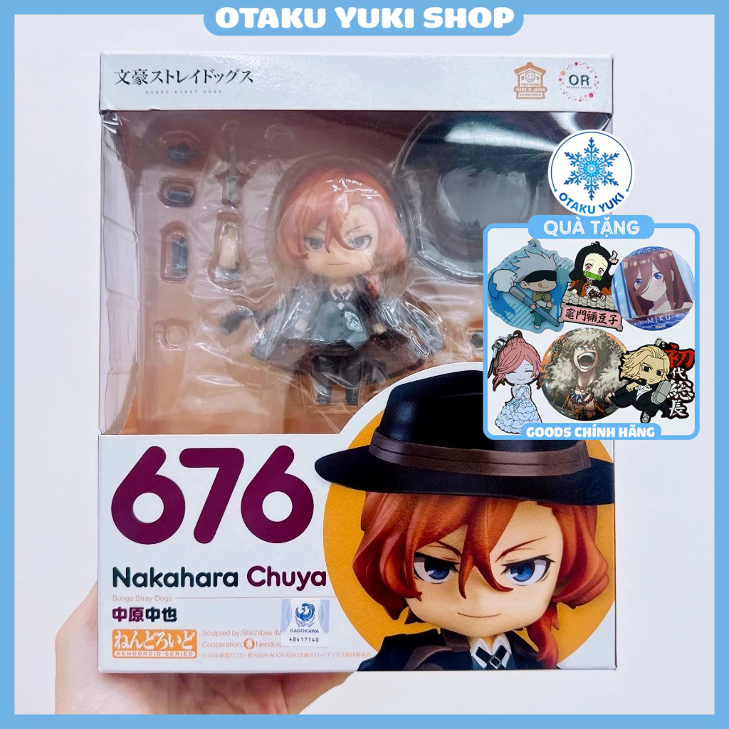 Mô Hình Nendoroid Chuuya Nakahara - Nendoroid 676 Bungo Stray Dogs