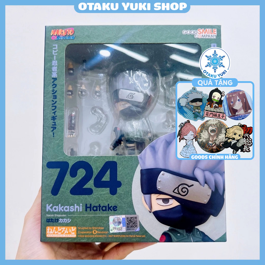 Mô Hình Kakashi Hatake - Nendoroid 724 Naruto