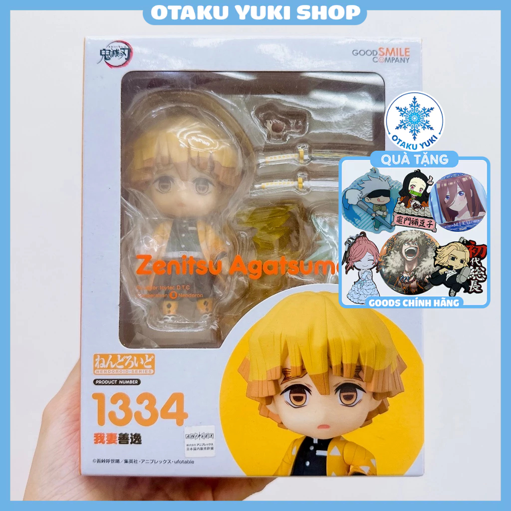 Mô Hình Nendoroid Zenitsu Agatsuma - Nendoroid 1334 Kimetsu No Yaiba