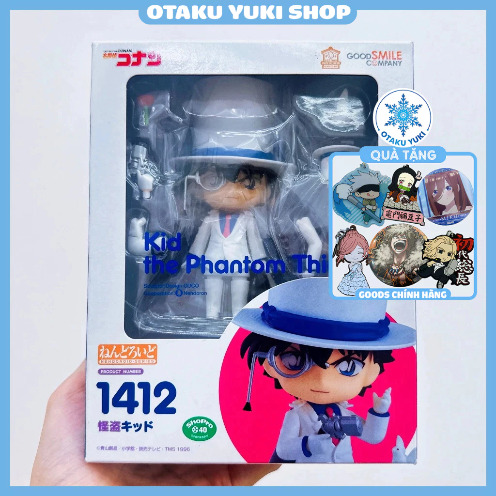 Mô Hình Nendoroid Kaito Kid the Phantom Thief - Nendoroid 1412 Detective Conan