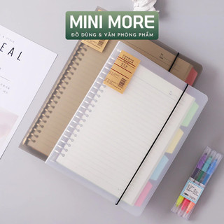 Sổ còng, bìa sổ còng A4 A5 B5 binder còng sắt 4 9 6 20 26 30 còng làm sổ tay, sổ ghi chép