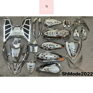 Full bộ phụ kiện xi inox sh mode 2020-2023,ốp mạ crom sh mode 2020-2023