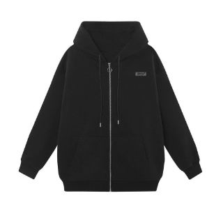 Áo khoác hoodie zip chất nỉ bông form rộng có khóa kéo phù hợp cho cả nam và nữ