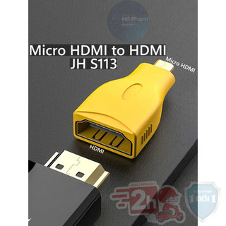 [Mã ELHACE giảm 4% đơn 300K] Đầu chuyển Micro HDMi ra HDMI 1080p- Jinghua S113 - Hồ Phạm