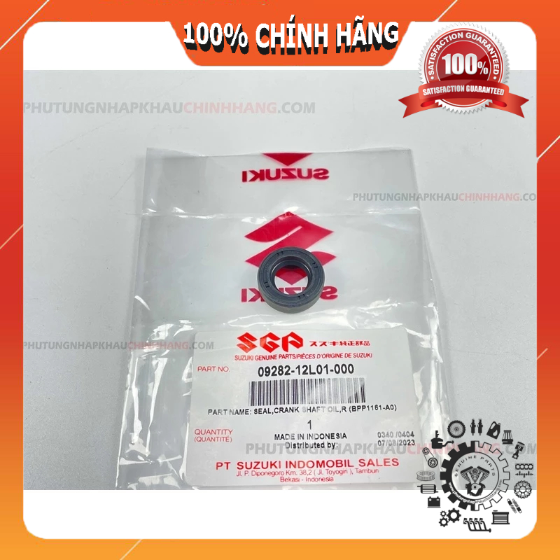 Phốt dên, phốt bơm nhớt SATRIA FI, RAIDER FI nhập khẩu Suzuki Indo 09282-12L01-000