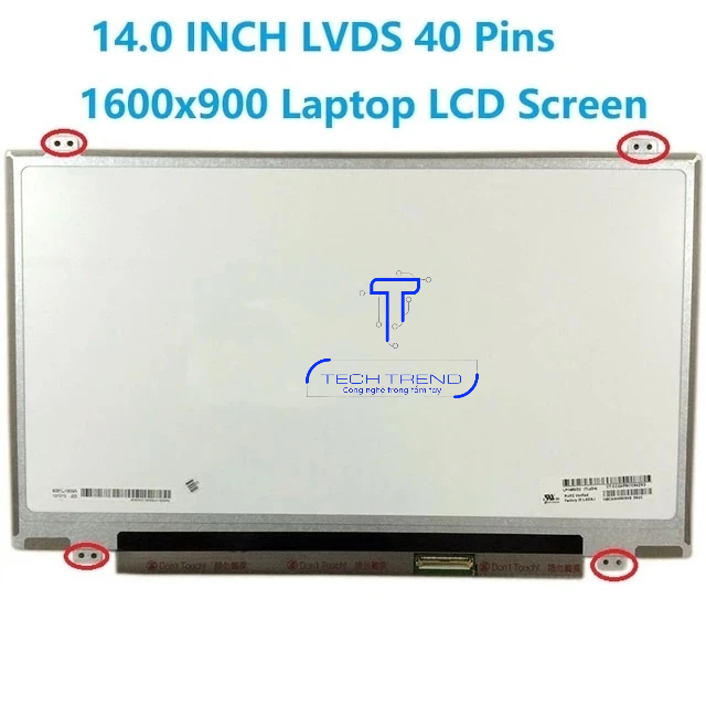 Màn Hình Laptop 14 Inch LED Mỏng - Slim 40 Pin ThayThế Cho Dell HP Lenovo Toshiba LG Asus HÀNG CHẤT LƯỢNG