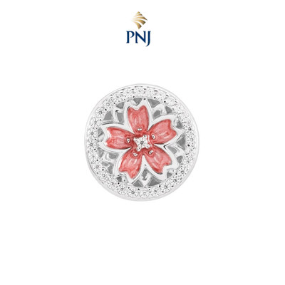 Hạt Charm Bạc Đính Đá CZ PNJSilver XMXMW060365