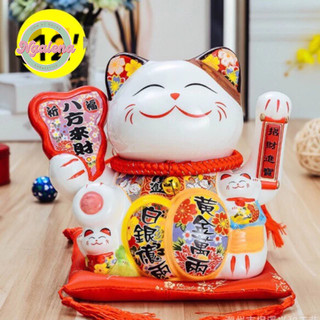 Mèo thần tài Bát Phương tiến tài 30cm (12inch)