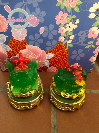 Combo cóc và tỳ hưu xanh