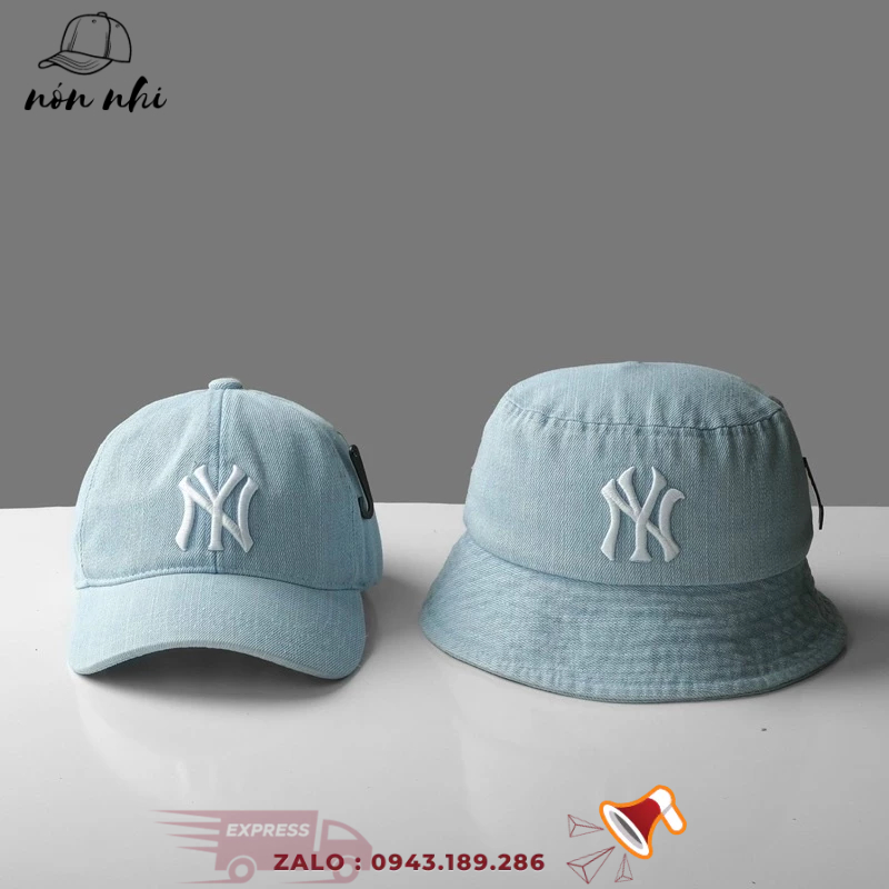 Nón cặp/Nón kết/Nón vành jean NY Unisex