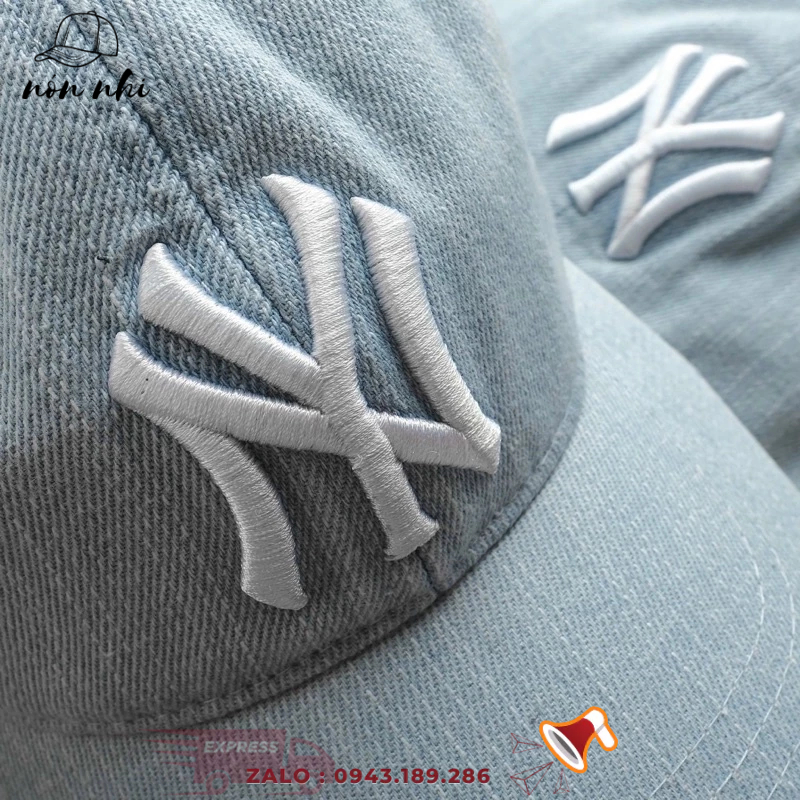 Nón cặp/Nón kết/Nón vành jean NY Unisex