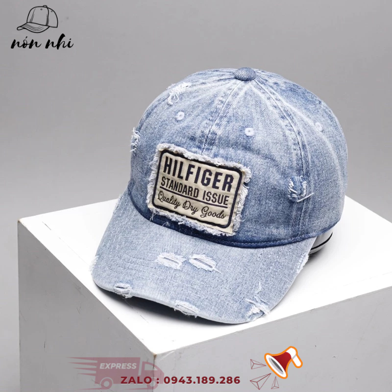 Nón kết jean nam nữ Tom wash rách