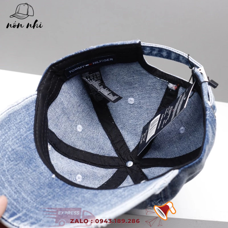 Nón kết jean nam nữ Tom wash rách