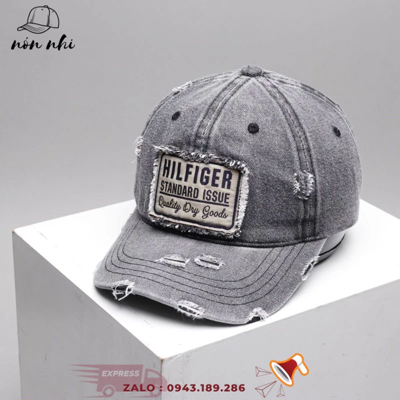 Nón kết jean nam nữ Tom wash rách