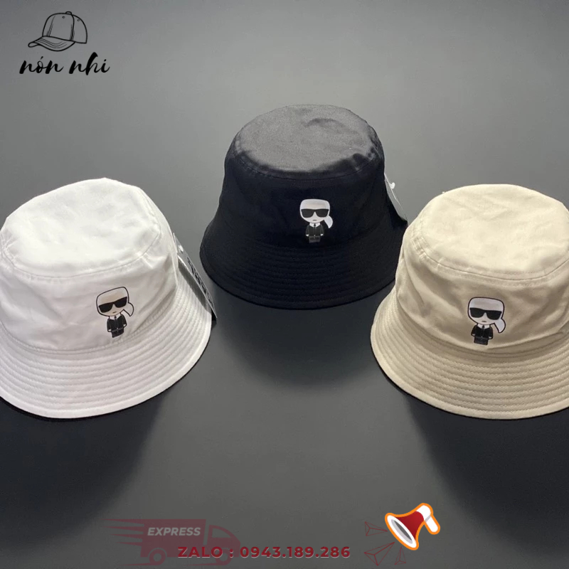 Nón bucket Karrl nữ thời thượng