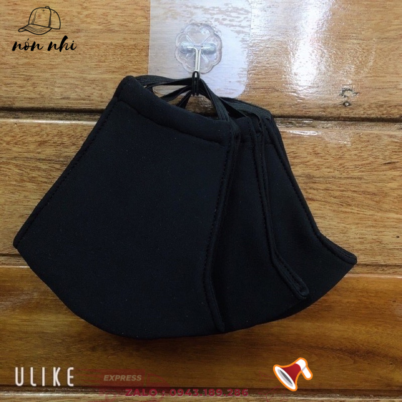 Khẩu trang đen Hàn Quốc cool ngầu