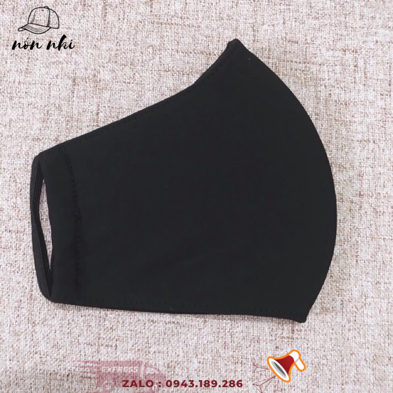 Khẩu trang đen Hàn Quốc cool ngầu