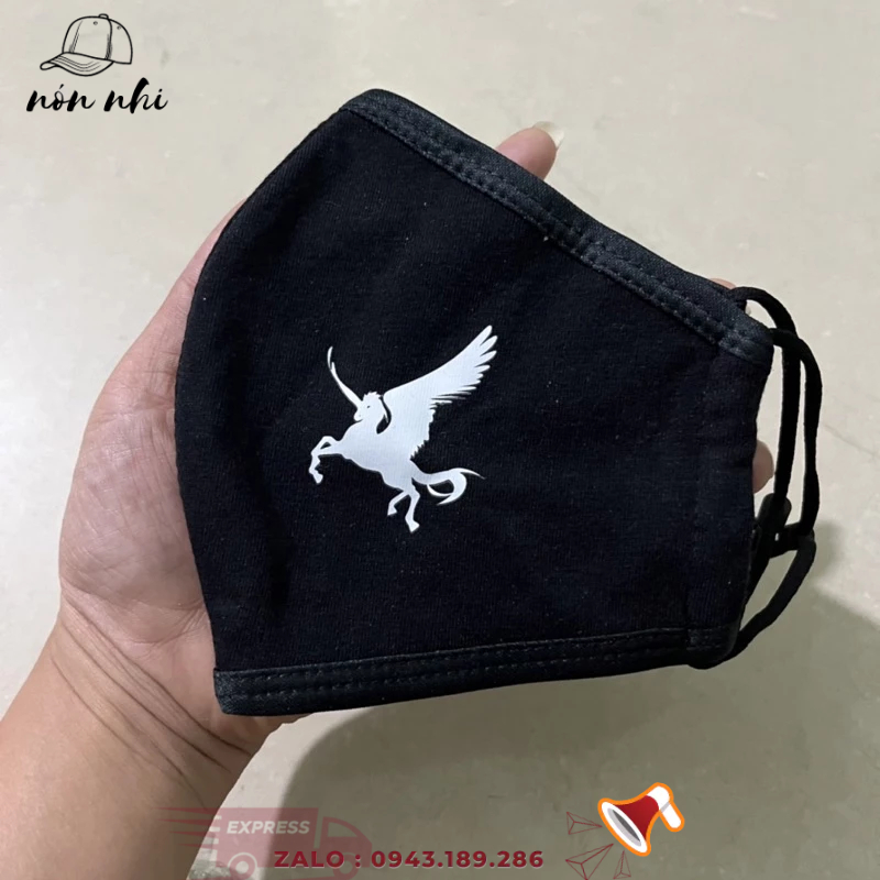 Khẩu trang đen Hàn Quốc cool ngầu