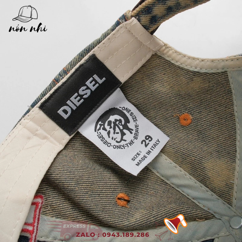 Mũ nón kết jean Die bụi bặm Unisex