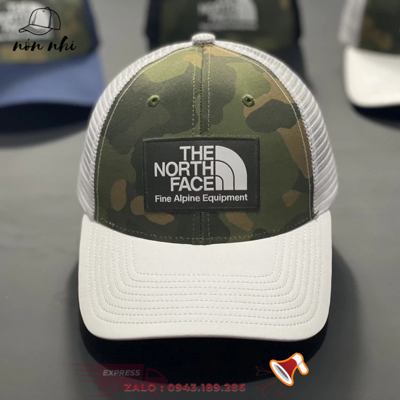 Mũ nón kết lưới TNF camo Unisex