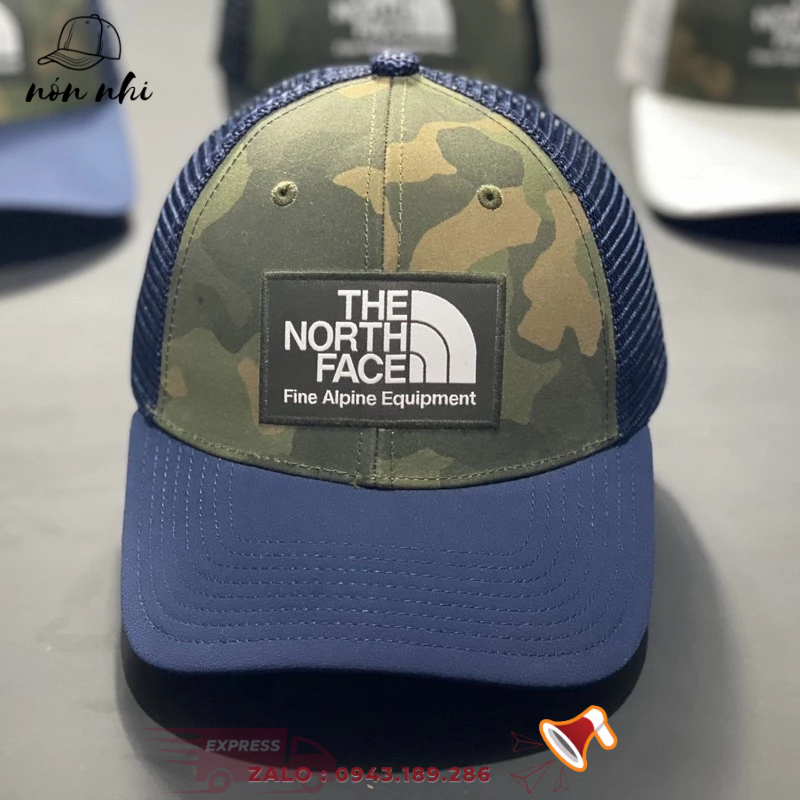 Mũ nón kết lưới TNF camo Unisex