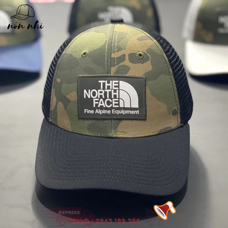 Mũ nón kết lưới TNF camo Unisex