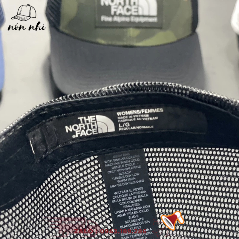 Mũ nón kết lưới TNF camo Unisex
