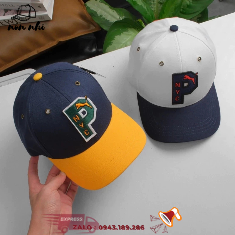 Mũ nón kết Chữ P NYC PaMu Unisex