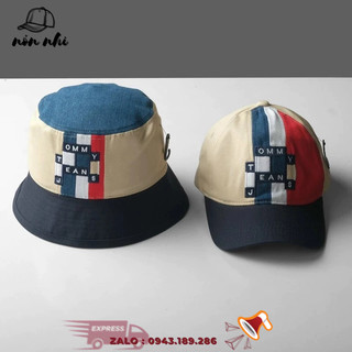 Mũ nón cặp - Nón bucket - Nón kết Tô Mỳ phối màu thời thượng