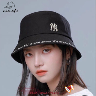 Nón bucket NY viền chữ cá tính