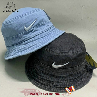 Nón bucket jean nữ phong cách